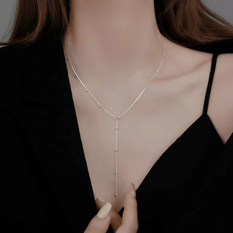 Halskette Choker Strass Lariat
