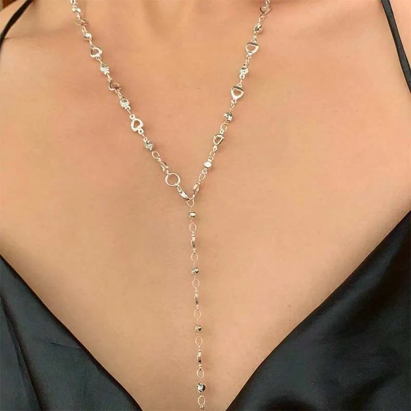 Halskette Choker Strass Lariat