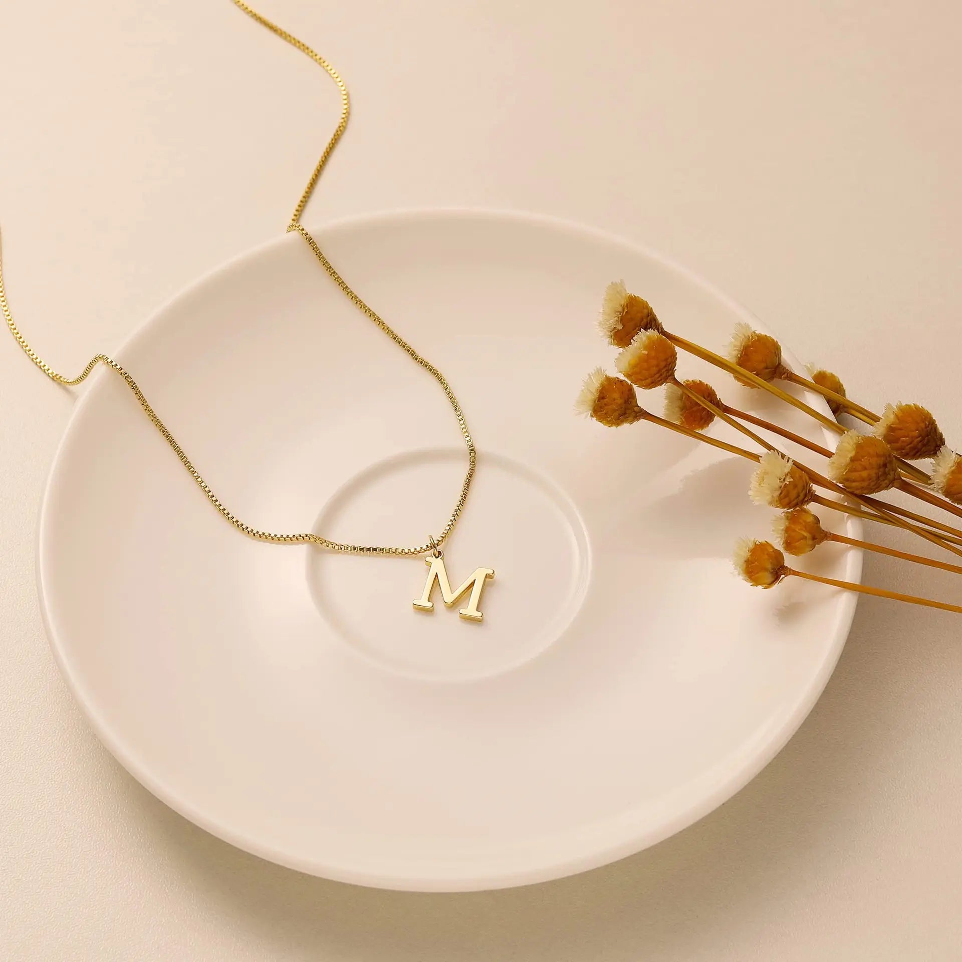 Halskette Buchstabe Essential 18K