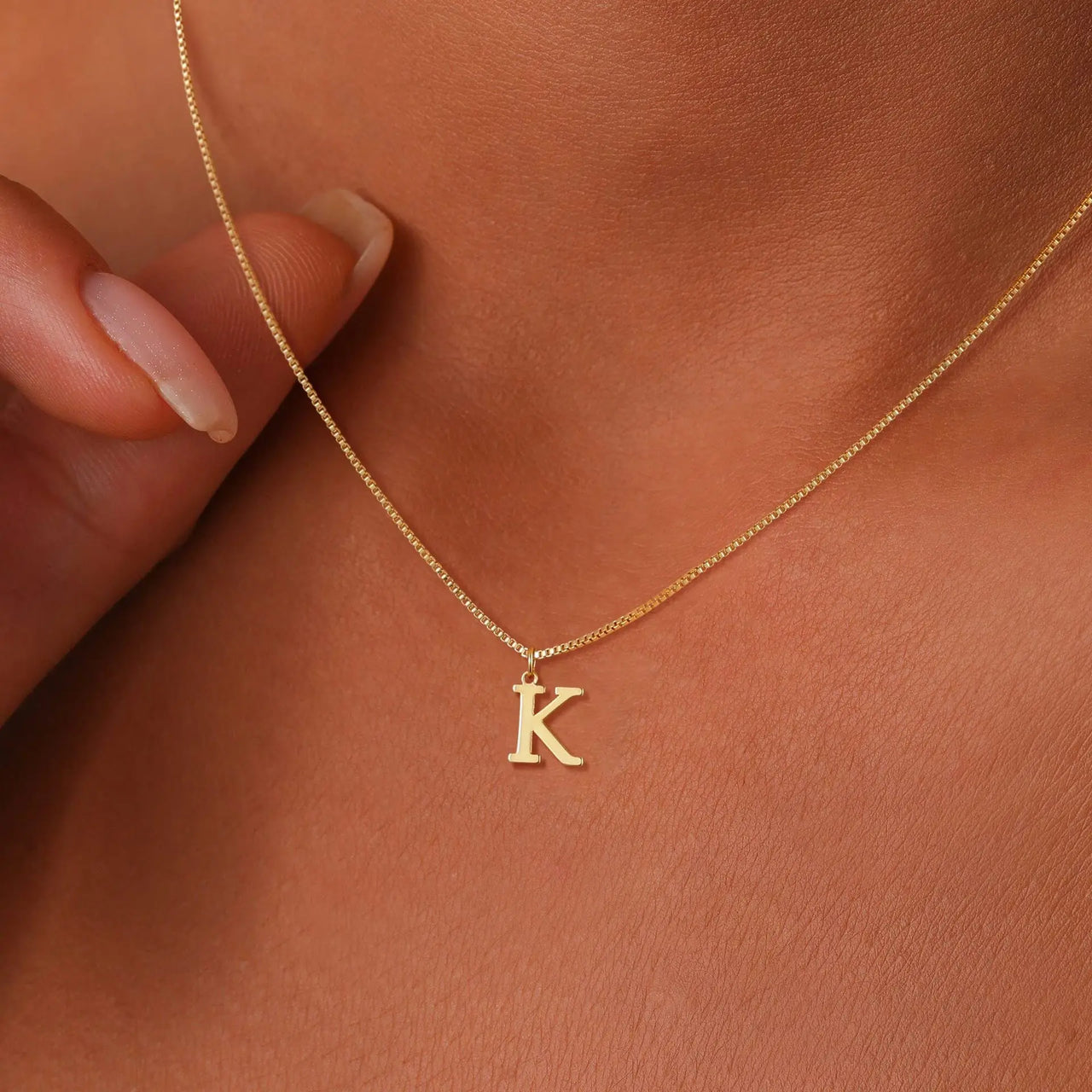 Halskette Buchstabe Essential 18K