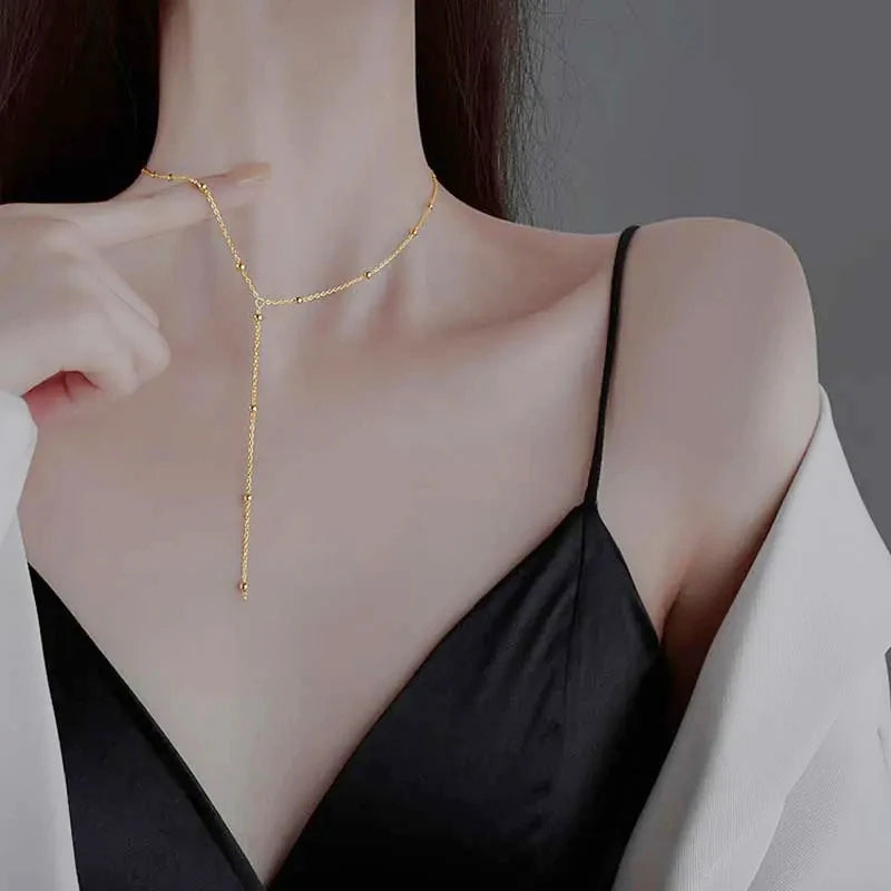 Halskette Choker Strass Lariat