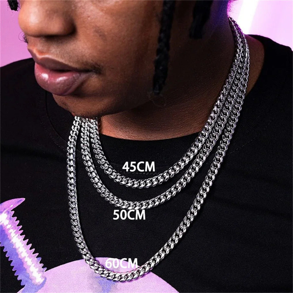 Collar Cubano Essential Steel