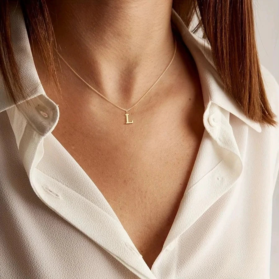Halskette Buchstabe Essential 18K